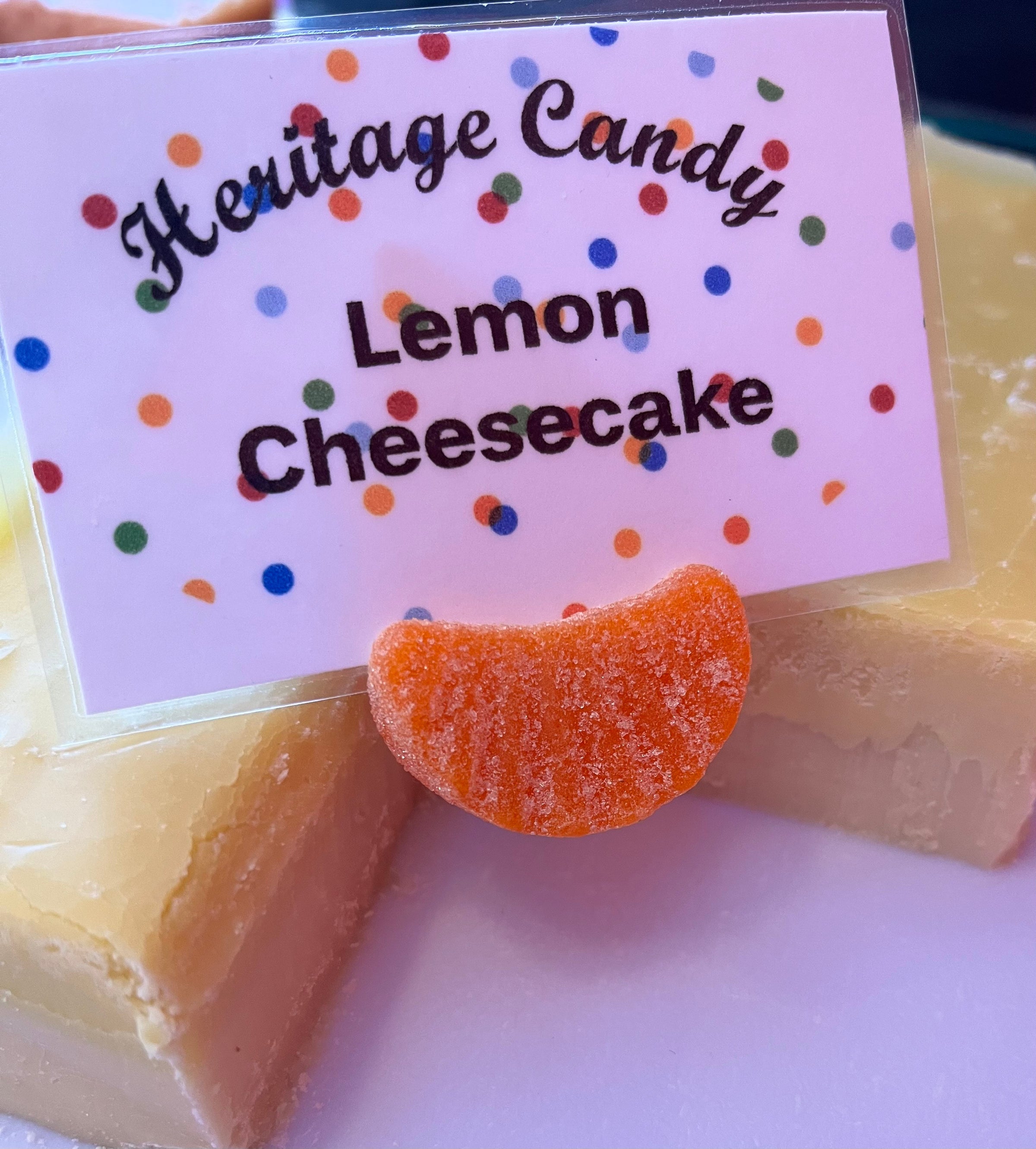スイーツです Lemon Cheesecake Fudge - 1lb | Heritage Candy Store